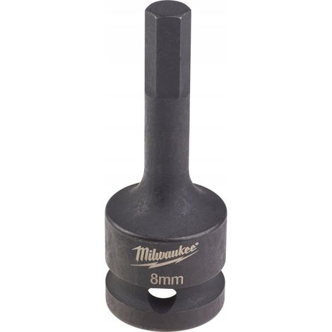 Llave de vaso milwaukee hex 8 modelo hex 8 8 mm 1/2 pulgada