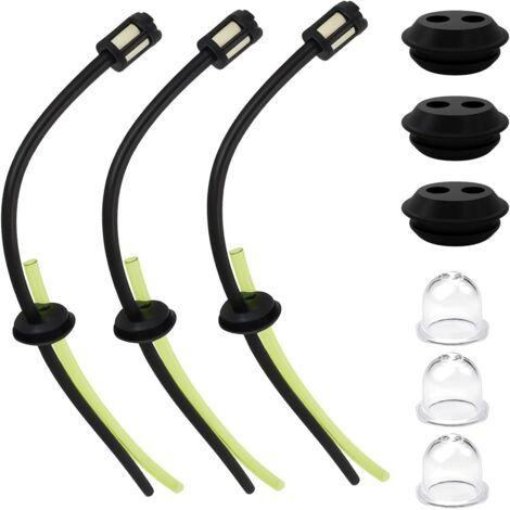 9 Pièces Kit De Joints, Filtre À Carburant 3 Trous, Accessoire Universel Pour Débroussailleuse (1/5)