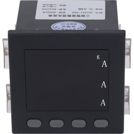 Compteur de courant triphasé 220V, ampèremètre à affichage numérique LED, électrique Intelligent Programmable