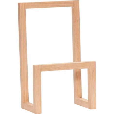 Rangement décoratif hubsch market bois chêne FSC 17x10x27 cm (1/3)