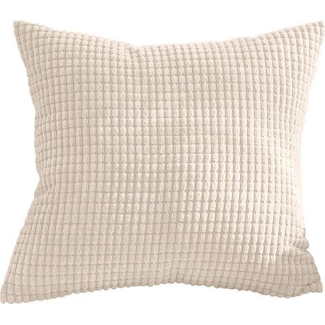 Coussin de canapé WJSXC, oreiller en grains de maïs, taie d'oreiller de luxe pour la maison, la chambre ou la voiture (kaki) (1/2)