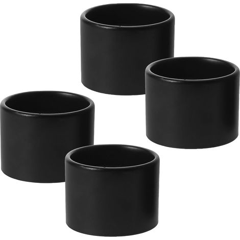 Anneaux de Douille de Lampe en Fer Noir 4pcs pour Abat-jour E26, Installation Facile et Stabilité Renforcée, Adaptés pour Lampes de Table à Domicile (1/5)