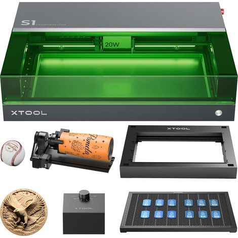 Graveur xtool s1 laser 20w air assist intelligent