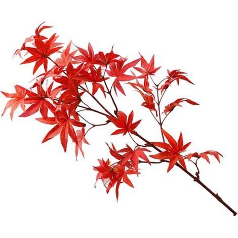 Feuilles D'érable Artificielles - 83 cm - Pour Décoration Intérieure Et Extérieure - Lot De 1 (1/5)