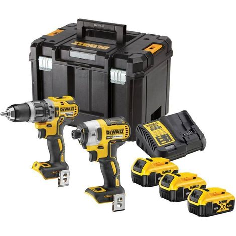 Dewalt zestaw combo 18v dck266p3t (dcd796+dcf887) 3x5,0ah tstak