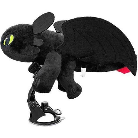 Figurine Krokmou, petit dragon volant, pour voiture, moto, casque, ventouse, 20 cm, A