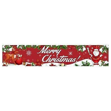 Bannière de Noël extérieure, Décorations de Joyeux Noël pour la maison, Décoration extérieure, Xmas Navidad Noel Natal, Bonne Année (1/5)