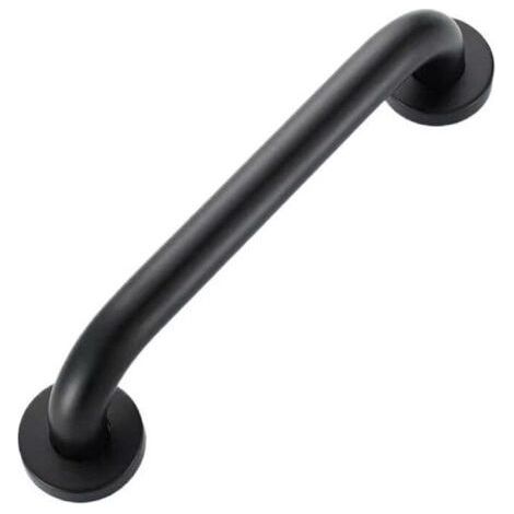 Noir 400mm-Barre d'Appui Douche , Poignée de Douche de Sécurité, Barre d'Appui WC Handicapé, Barre de Soutien pour Toilette, Barre de Maintien Douche et WC (1/4)