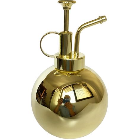 1 Flacon pulvérisateur,Acier inoxydable,Buse en alliage de zinc,Résistant à la corrosion,0.5L,Jardinage intérieur et extérieur (1/5)