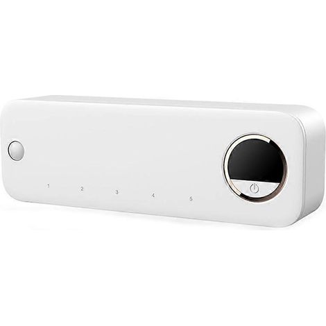 Wiederaufladbarer, schnelltrocknender UV-Zahnbürstensterilisator mit Wandhalterung und LED-Anzeige für das Badezimmer (1/5)