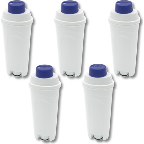 Ersatzteil - SOS Accessoire Lot de 5 Filtre à eau pour machines à café automatique DeLonghi DLSC002 SER3017 5513292811 ECAM Eletta Dinamica Magnifica ETAM Autentica Esam - - DELONGHI, BEKO (1/2)