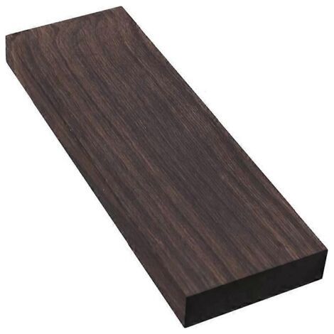 Set mit 4 rohen, unbemalten Ebenholzbrettern für DIY-Gitarrenzubehör (schwarz) (1/5)