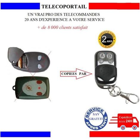 TELECOMMANDE COPIEUSE MONSEIGNEUR TDR400 3845 3846 3847 ARC2 ARC4 433,92 Mhz