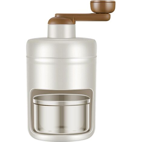 Trituradora de hielo manual – Trituradora rotativa, máquina para cócteles y granizados, con bandeja para cubitos de hielo. (1/5)