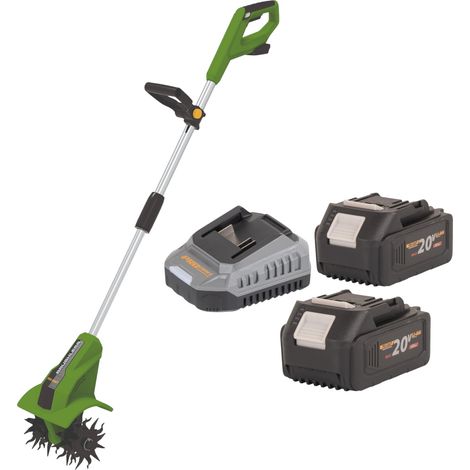 Procraft CT20bb Akku Kultivator 20 V 224 mm Brushless + 2x Akku 4,0 Ah + Ladegerät (1/3)