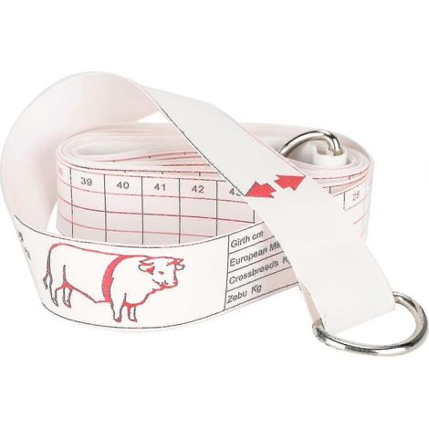 Mètre ruban de 2,5 m pour le poids du bétail, règle de comparaison portable pour le poids du buste, matériel agricole (1/5)