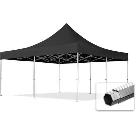 5x5 m Faltpavillon, PROFESSIONAL Alu 50mm, schwarz