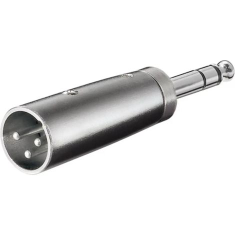 OEM Adattatore XLR Cannon Maschio a Jack 6,35 Maschio stereo