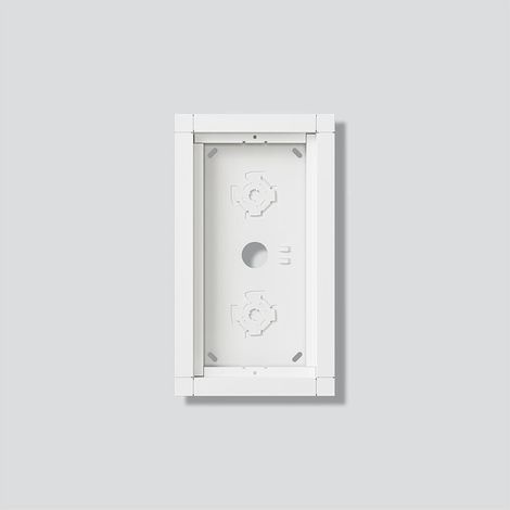 Siedle Gehäuse-Aufputz GA 612-2/1-01 W Weiß