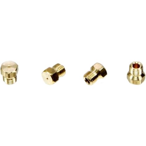 Kit injecteurs gaz butane 900235 pour Cuisinière BAUMATIC, CALIFORNIA, CONTINENTAL EDISON, ESCO, GALANZ, HIGHONE, HOMER, LISTO, NEWLIN, NEWLINE, OCEANIC, SABA, SELECLINE, TRIOMPH, VALBERG , TABLE GAZ