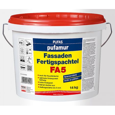 Pufas pufamur Fassaden-Fertigspachtel FA5 14kg 072105000