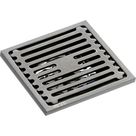 Sanitary floor siphon gun gray [10X10cm]