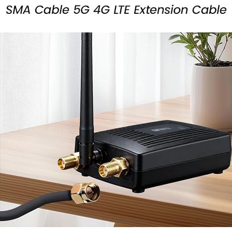 TV Aerial Cable 5M Male to Male TV Aerial Cable Female to Female Adapters TNT, Digital TV Sky Box (1/2)