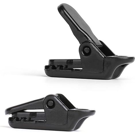 30 Stück Zelt-Clips, Planen-Clips, kleine Clip-Typ-Planen-Stützklammern, winddichte Markisen-Clips, Camping-Markisen-Clips, Kunststoff-Krokodilklemmen für den Außenbereich (1/5)