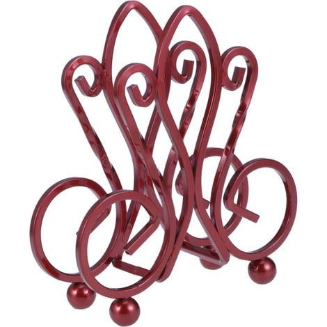Filiyano – support créatif pour planche – Porte-planche à découper élégant pour la cuisine, support créatif pour planche à découper (rouge) (1/5)
