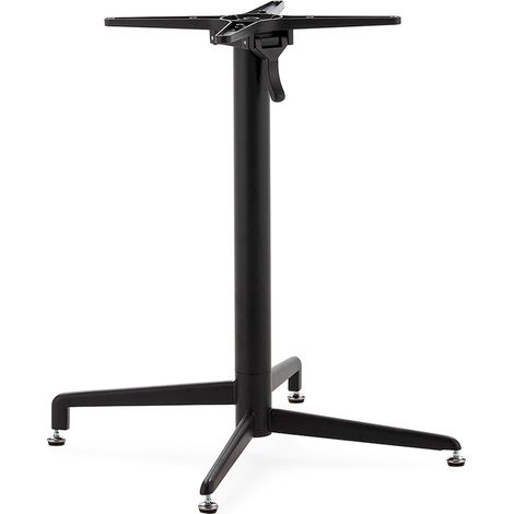 Pied de Table Élégant pour Intérieurs Chic - Noir Mat Élégance Contemporaine (1/5)