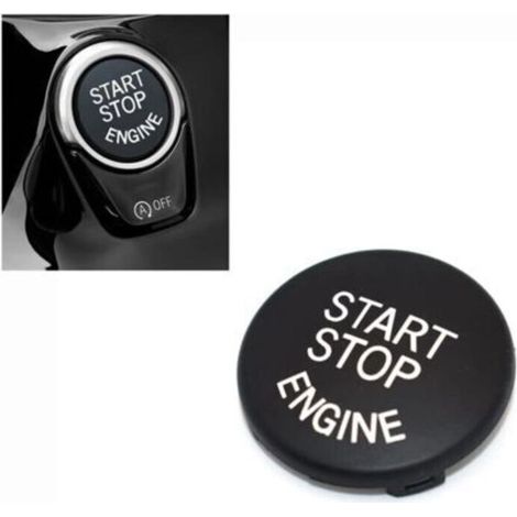 ABS-Abdeckung für den Startknopf, kompatibel mit BMW 1er E87, 3er, 5er, X3, E83, X5, X6, Z4, E89, Zündschalter, Innenraumabdeckung, dekoratives Zubehör (1/5)