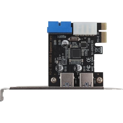 PCI-E-zu-USB-3.0-Erweiterungskarte mit 19-poliger Frontschnittstelle (1/5)