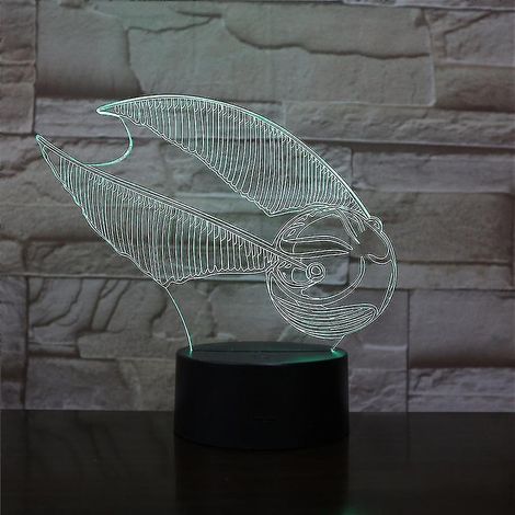 Veilleuse LED 3D en forme de coquillage, lampe de table pour chambre d'enfant