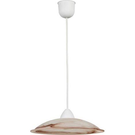 LAMPADA SOSP DUNA 30 1XE27 ALABASTRO TABACCO
