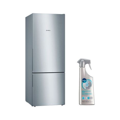 BOSCH Réfrigérateur frigo combiné inox 503L Froid brassé Largeur 70cm (1/4)
