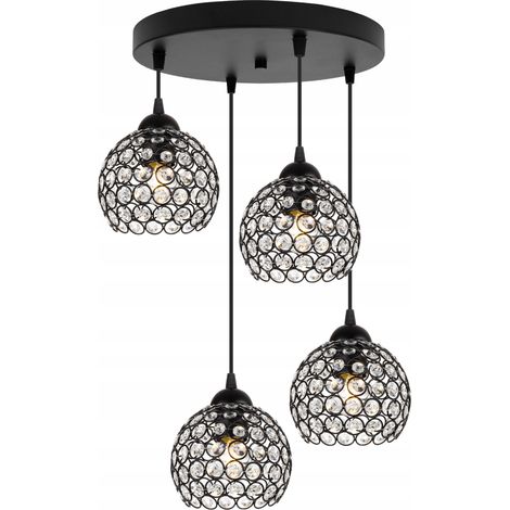 LAMPADA A SOSPENSIONE UNICA, LAMPADARIO, LAMPADA DA SOFFITTO, CRISTALLO (1/5)