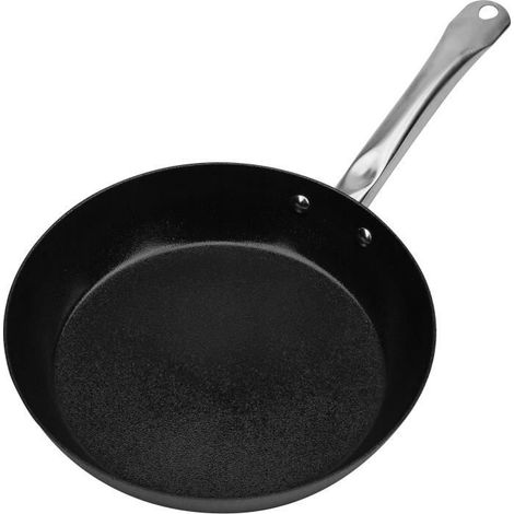 Poêle AVANTI 24 cm - GSW - Acier au carbone - Induction - Antiadhésive - Compatible four (1/4)
