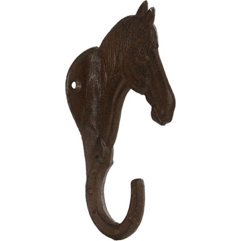 Soporte de hierro fundido para un pedestal de flores con forma de caballo.