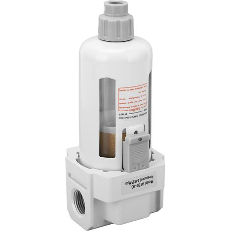 Régulateur de pression de filtre à air AF30-03, outils de raccords de tuyauterie pour compresseur d'air, filetage d'entrée/sortie du filtre de compresseur G3/8 pouce (1/5)