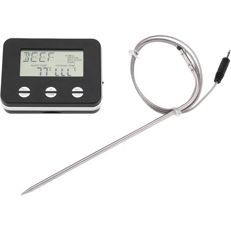Thermomètre numérique LCD pour barbecue, sonde de température pour la cuisson des aliments et de la viande. Testeur de température pour barbecue et cuisine.-AquaForge (1/5)