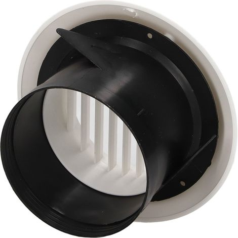 Grille d'aération ronde en ABS pour salle de bain, bureau ou cuisine, 10 cm (4 pouces) (1/5)
