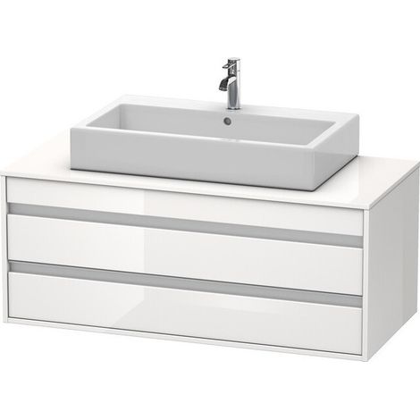 Meuble sous-vasque KETHO 550x1200x496mm blanc brillant