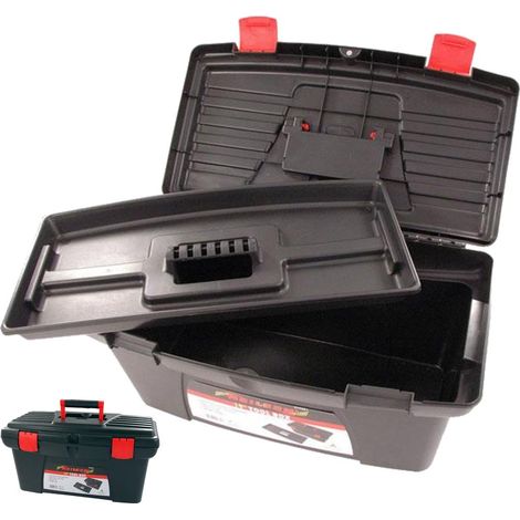 Neilsen Portable Compartment Storage Tool Box Cantilever Organiser Tray 19"