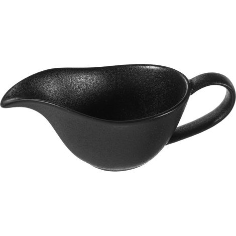 Bol en porcelaine avec poignée et bec verseur, récipient antidérapant pour sauces (1/4)