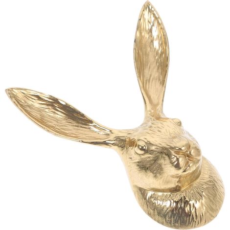 Bouton Placard Laiton Vintage Poignée Meuble Tiroir Tête de Lapin Créative Bouton Commode Décoratif pour Chambre et Salle de Bain Coulissant Multifonction (1/5)