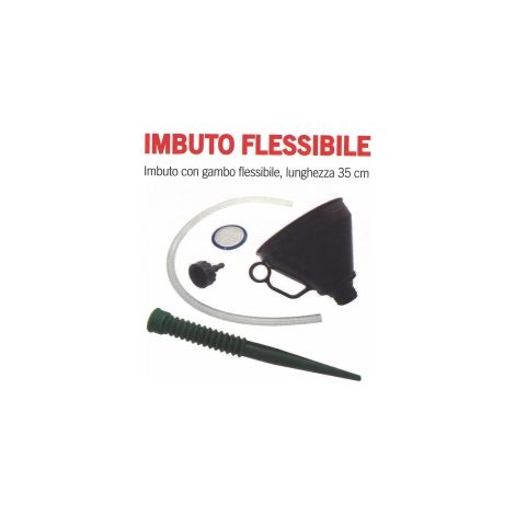 Embudo con vástago flexible longitud 35 cm código 016523