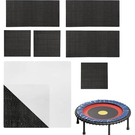 Kit de Réparation Patchs pour Trampoline Set - Accessoire Autocollant Toutes Formes Tapis UN (1/5)