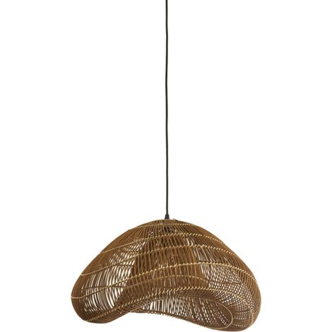 Light & Living - hängeleuchte - Janzur - braun - rattan - E27 - (1/4)