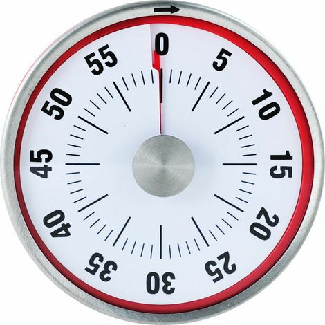 Zoll großer, runder visueller 60-Minuten-Timer für Kinder mit Autismus, Küche, Lehrer, Klassenzimmer, Kinder- und Erwachsenentreffen (rot)