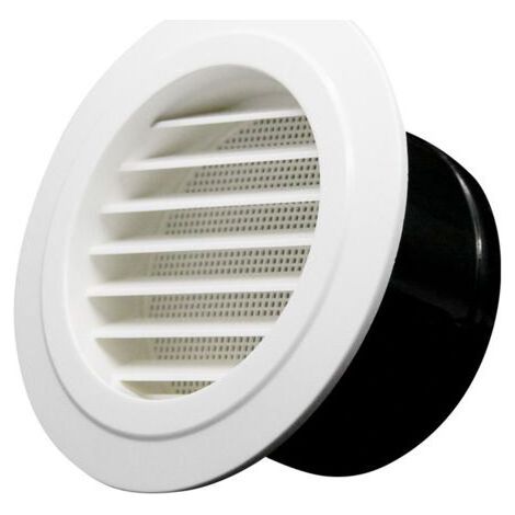 Grille aération VMC, 75mm Bouche de Ventilation avec Grille de Protection - ABS (ø75mm) (1/5)